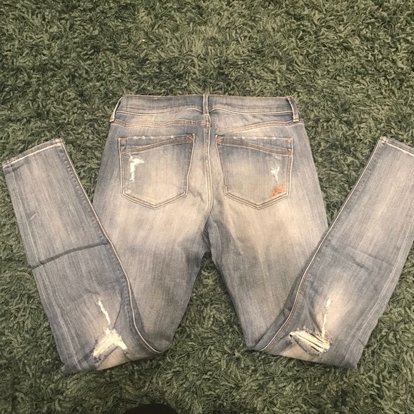 Express Ripped Jeans- Size 6R - Picture 3 of 5